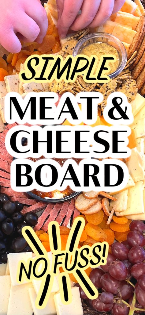 Meats And Cheeses For Charcuterie, Meat Platters For Entertaining, Deli Meat And Cheese Tray Ideas, How To Make A Meat And Cheese Tray, Meat And Cheese Charcuterie Boards, Meat Cheese Tray Ideas, Cheese Board Platter, Simple Cheese And Cracker Tray, Chip Platter Ideas