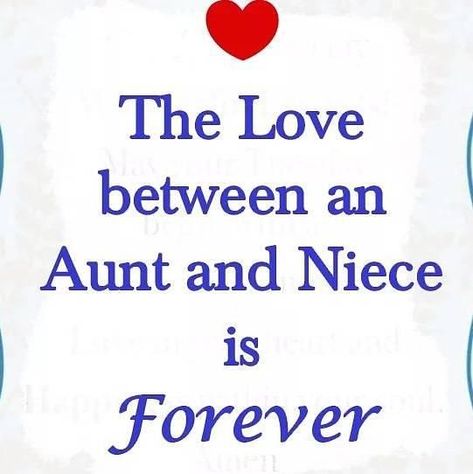 The Love Between An Aunt And Niece Is Forever Pictures, Photos, and Images for Facebook, Tumblr, Pinterest, and Twitter I Love You My Neice, I Love You Niece Quotes, Auntie Quotes From Niece, Niece And Aunt Pictures, Love You Niece, Neices Quotes From Aunt Love You, Aunt Niece Tattoos, Auntie And Niece Quotes, Neices Quotes