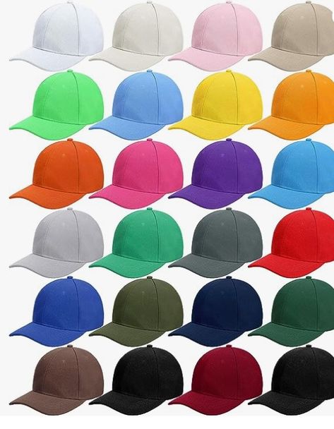 100 % Polyester Imported Pull-On closure Machine Wash What You Will Get: you will get 24 pieces of solid colour baseball caps; The sufficient quantity is suitable for various groups such as team members, clubs, exhibition workers, corporate employees, charities, community groups, family and more, which can also be given as nice gifts to family, friends, loved ones or as donations Go Dog Go, Camouflage Hat, Blank Hats, New Profile Pic, Womens Baseball Cap, Craft Business, Diy Embroidery, Back Strap, Baseball Caps