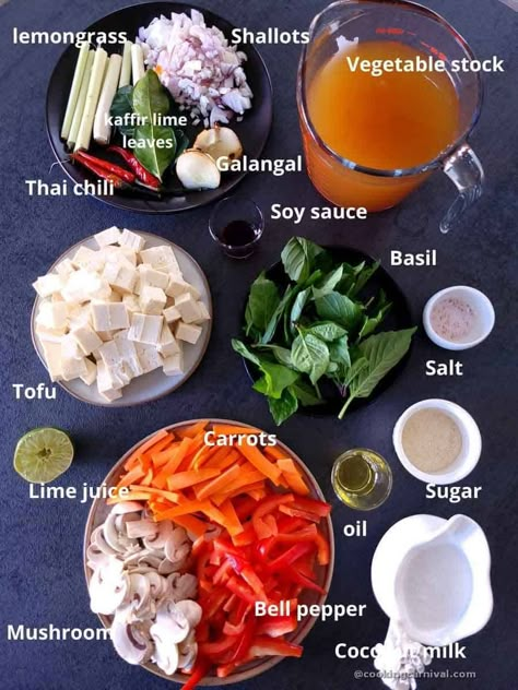 Tom Yum Vegan Soup, Vegan Tom Yum Soup Recipe, Asian Coconut Soup, Vegan Tom Kha Gai Soup, Tom Kha Gai Soup Thai Style, Tom Kha Ramen, Vegetarian Tom Yum Soup, Vegetarian Tom Kha Soup, Thai Soup Vegan