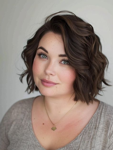 Short Hair For Round Face Plus Size, Short Hair Plus Size, Tomboy Haircut, Rock Hair, Women Haircuts Long, Haircuts For Round Faces, Chubby Face Haircuts, Hair Styles For Round Faces, Chubby Face