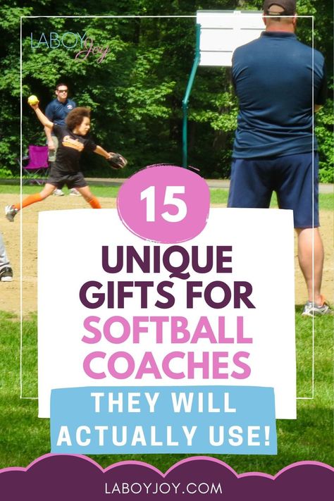 When planning a gift for softball coaches to show your appreciation of their role in your child's life, think practical, personalized, or fun! These softball coach gift ideas can help your coach feel how much you value their contribution to your daughter's development. Enjoy these 15 gift ideas for softball coaches they will actually use and love. Softball Coach Survival Kit, Gifts For Softball Coaches, Softball Coach Quotes, Softball Gifts For Players Diy, Softball Organization, Softball Coach Gift Ideas, Softball Mom Bag, Softball Team Mom, 15 Gift Ideas