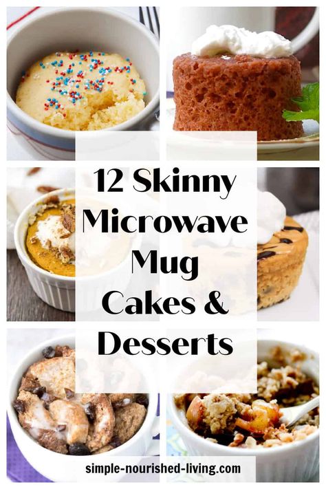 Low Calorie Mug Cake Recipes, Ww Mug Recipes, Macro Friendly Mug Cake, Low Calorie Individual Desserts, Single Serve Low Calorie Meals, Low Calorie And Carb Desserts, Low Calorie Quick Desserts, Very Low Calorie Desserts, Mug Cake Microwave Healthy 100 Calories