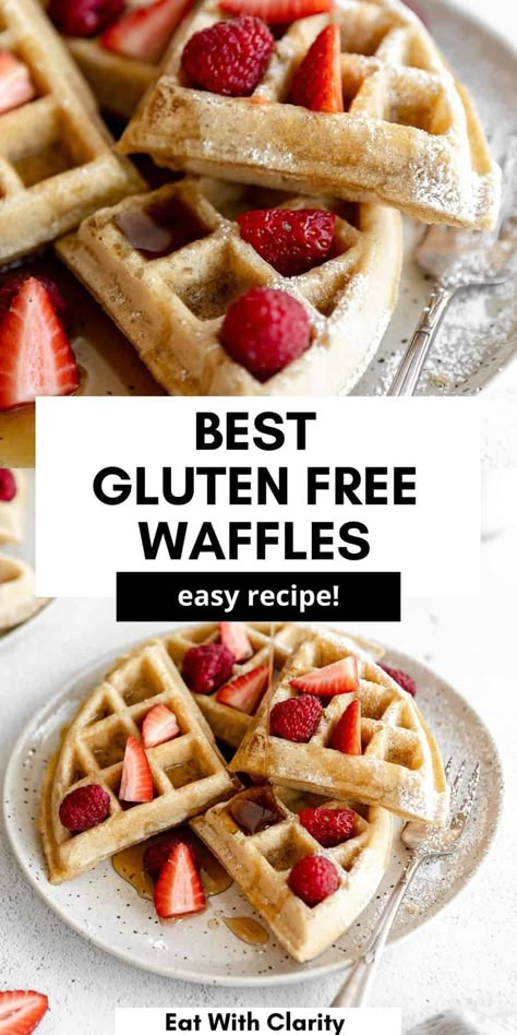 Gluten Free Healthy Waffles, Gf Waffles Gluten Free, Gluten Free Waffles Almond Flour, Gf Waffle Recipe, Gluten Free Waffles Easy, Gluten Free Waffles Recipe, Gluten Free Waffle Recipe, Gluten Free Belgian Waffles, Meal Prep Mediterranean