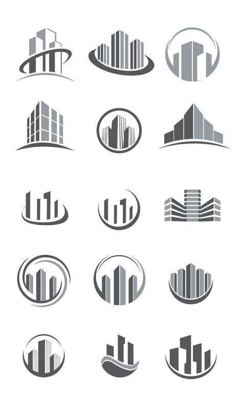 Building Symbol, Royal Family Fashion, Property Logo, Vector Graphics Illustrations, Construction Logo Design, Real Estate Marketing Design, Building Logo, Logo Design Collection, Building Icon