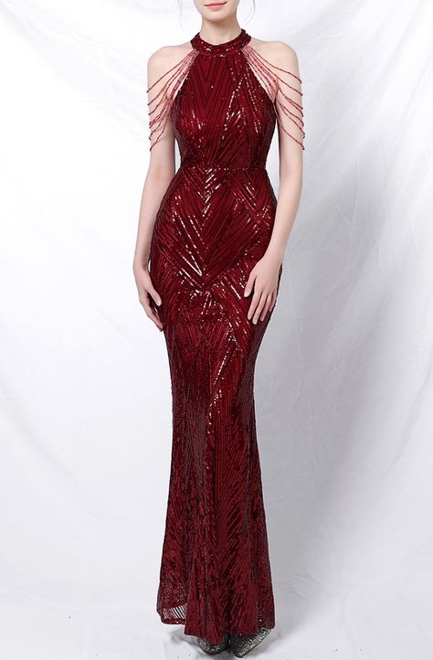 Simple Elegant Dresses, Mystical Mermaid, Red Evening Gown, Elegant Red Dress, Bodycon Gown, Simple Wedding Gowns, Mermaid Magic, Blouse Casual Fashion, Gowns For Women