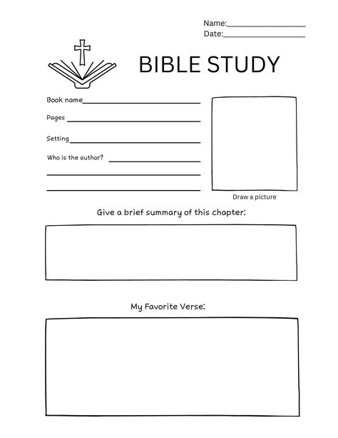 Bible Study Worksheet | Kids, Teens Bible Study Worksheet, Bible Study Template, Free Bible Study, Devotional Journal, School List, Bible Study Notebook, Bible Study Lessons, Bible Study Journal, Bible Notes