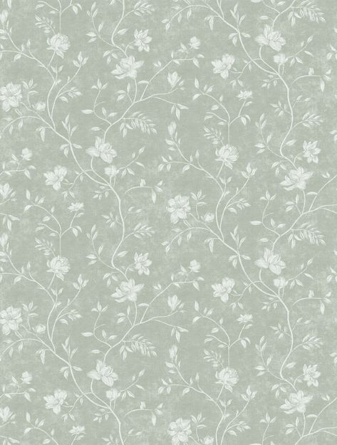 Galerie Wallcoverings Magnolia Floral Vine 33' L x 21" W Wallpaper Roll | Perigold Magnolia Wallpaper, Green Floral Wallpaper, Magnolia Green, Spring Rugs, Magnolia Blossom, Wallpaper Accent Wall, Spring Wallpaper, Spring Blossom, Floral Vine