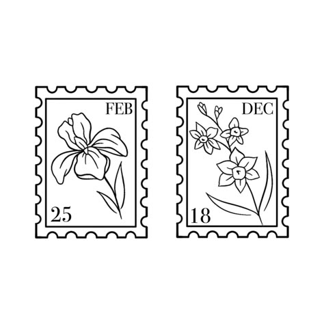 Orchid Postage Stamp Tattoo, Violet Stamp Tattoo, Postage Stamp Design Illustration, Poststamps Vintage Tattoo, Postage Stamp Illustration, Violet Flower Drawing Tattoo, Postcard Tattoo Ideas, Tattoo Timbre, Postage Stamp Tattoo Ideas