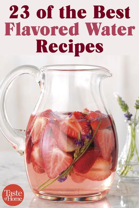 23 of the Best Flavored Water Recipes Flavoured Water, Flavored Waters, Fruit Infused Water Recipes, Flavored Water Recipes, Infused Waters, Detox Waters, Infused Water Recipes, Detox Water Recipes, Fruit Infused Water