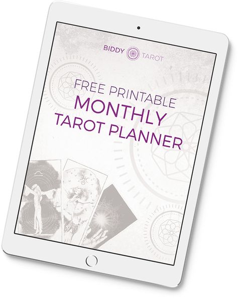 Free Monthly Tarot Planner | Biddy Tarot Stickers Printable Free, Gym Journal, Weekly Dinner Planner, Tarot Printable, Planner Ideas Weekly, Planner For School, Gym Planner, Planner For Moms, Exam Planner