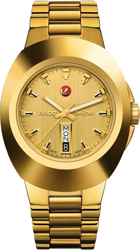 Rado Watch Original Automatic #add-content #basel-19 #bezel-fixed #bracelet-strap-gold #brand-rado #case-depth-12-6mm #case-material-yellow-gold #case-width-38-5-x-46mm #date-yes #day-yes #delivery-timescale-call-us #dial-colour-gold #discount-code-allow #gender-mens #luxury #movement-automatic #new-product-yes #official-stockist-for-rado-watches #packaging-rado-watch-packaging #price-on-application #sale-item-no #style-dress #subcat-original #supplier-model-no-r12999253 #warranty-rado-official- Rado Watch Men, Rado Captain Cook, Rado Watch, Gold Diamond Watches, Womens Athletic Shoes, Gold Hands, Stainless Steel Watch, Breitling Watch, Automatic Watch