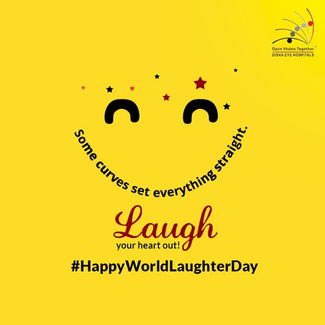 Laugh out loud and let the world wonder why. Laughter has the power to renew, heal, boost immunity, aids in better mood management, etc. Let’s harness the power of a good laugh this World Laughter Day. #dishaeyehospitals #worldlaughterday #laughter #stressmanagement #laughoutloud #eyecare #eyecareforall World Laughter Day Creative Ads, Laughter Day Creative Ads, Mood Management, World Laughter Day, Static Image, Laughter Day, Boost Immunity, Drawings Of Friends, Image Ideas