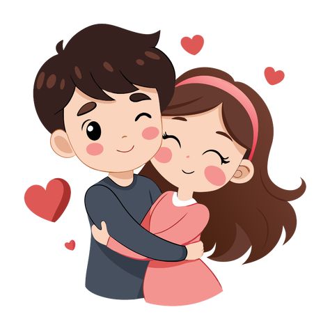 Romantic Valentine Day Couple Hug Day Gift Ideas, Couple Cartoon Romantic, Cartoon Couple Images, Bujo February, Valentine Day Couple, Hug Day Images, Hug Cartoon, Cinderella Wallpaper, Hug Images