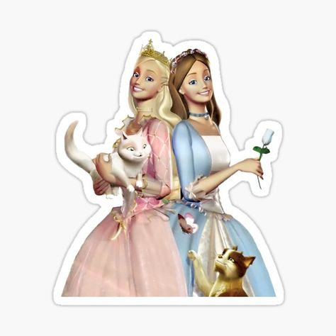 r Disney Princesses Stickers, Barbie Stickers, Barbie Princess And The Pauper, Barbie 12 Dancing Princesses, The Princess And The Pauper, Barbie Swan Lake, Princess And The Pauper, Princess Sticker, Disney Iphone