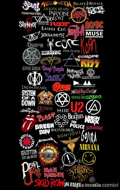 Punk Rock Art Design, Logo Band Metal, Metal Bands Aesthetic, Heavy Metal Aesthetic Wallpaper, Rock Bands Wallpaper, Rock Bands Aesthetic, Rock Metal Wallpaper, Metal Bands Logo, Metal Rock Aesthetic