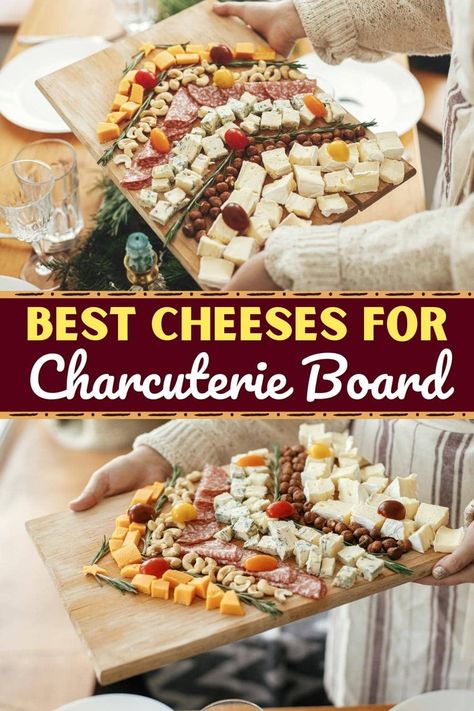 The best cheeses for charcuterie boards include classic cheddar and creamy Brie. But for the best cheese board around, you need a mix of soft and hard. What Do You Need To Make A Charcuterie Board, What Cheese To Use On A Charcuterie Board, Cheese And Meat Charcuterie Board Ideas, Good Cheese For Charcuterie Board, Best Cheese For A Charcuterie Board, Soft Cheeses For Charcuterie, Best Charcuterie Cheese, Cheese Dips For Charcuterie Board, What Cheese For Charcuterie Board