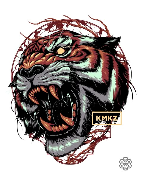 Gotik Tattoo, Tier Tattoo, Tiger Artwork, Tiger Tattoo Design, Tiger Drawing, Tiger Illustration, Samurai Tattoo, Japanese Tattoo Art, Tiger Design