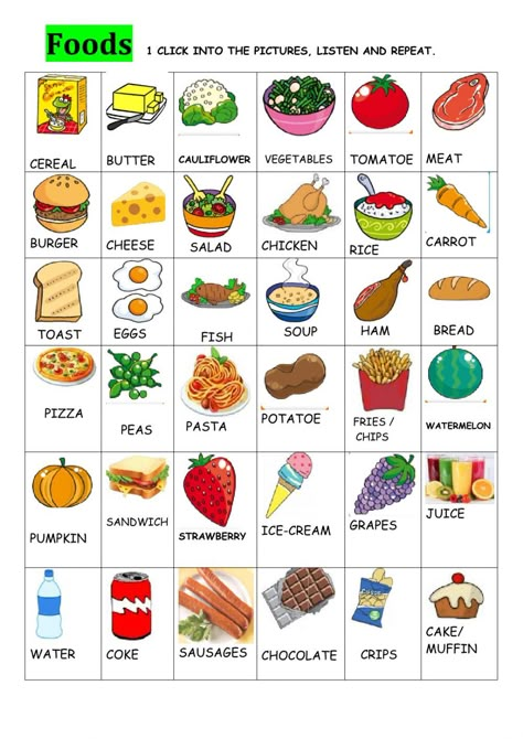 Food and drinks online worksheet for cuarto. You can do the exercises online or download the worksheet as pdf. Food And Drink Worksheet For Kids, Food And Drink Worksheet, Food Worksheets For Kids, Food Worksheet, Food Flashcards, Ingles Kids, Food Lessons, Teach English To Kids, Exercise Food