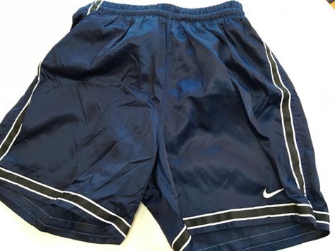 1980's ViNtAgE NIKE SwiM ShoRtS GyM RuNNiNg SiDe by mightyMODERN Blue Nylon Sporty Shorts, Blue Nylon Shorts, Blue Streetwear Shorts, Retro Blue Athletic Shorts, Nike Swim Shorts, Boxing Trunks, Vintage Blue Sports Shorts, Gym Shorts Men, Beach Workouts