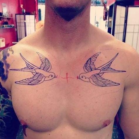 Tattoo Shoulder Sleeve, Small Sparrow Tattoos, Sparrow Tattoos, Nautical Sleeve, Swallow Tattoos, Sparrow Tattoo Design, Swallow Tattoo Design, Animal Tattoos For Men, Tattoo Wings