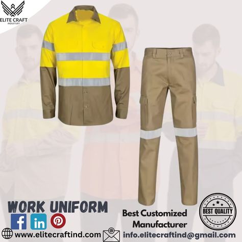 Wholesales Manufacturer & Supplier of Customized Uniform. 100% Cotton High Vis Reflective Safety Workwear Feature Fire Retardant Size Customized Size Color Orange , yellow For more detail or Order Contact No. +923332228665 Email: info.elitecraftind@gmail.com Website: EliteCraftIndustry.com . #coveralls #workwear #coverall #hivis #safetyfirst #overalls #ppe #safety #m #overall #safetywear #workinggloves #workingvest #aprons #welding #flameresistant #rescue #safetygloves #bags #steelwork #indus... Coveralls Workwear, Work Overalls, Safety Workwear, Office Building Architecture, Medical Outfit, Safety Gloves, Safety Clothing, Fashion Male, Building Architecture