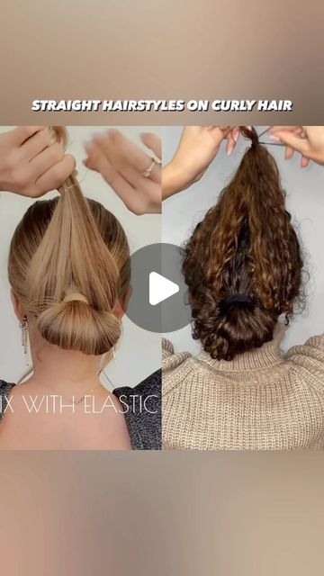 Low Bun With Curly Hair, Easy Bun For Curly Hair, Curly Hair Low Bun Tutorial, Curly Hair Bun Styles Natural Curls, Low Bun Hairstyles Curly Hair, Low Buns Curly Hair, Low Messy Bun Curly Hair, Buns For Curly Hair, Curly Hair Low Bun