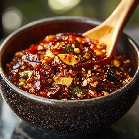 Chili Garlic Crunch Recipe, Chili Garlic Crisp, Chili Crisp Oil Recipe, Chilli Crisp Recipe, Spicy Chili Crisp Recipes, Chili Crisp Uses, Spreads For Crackers, Chili Crisp Recipe, Savory Spreads