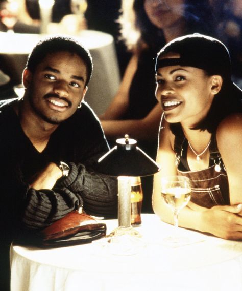 Best Black Movies Underrated African American Films | One writer explains what's missing from "classic movie" lists. #refinery29 http://www.refinery29.com/2016/12/132104/best-black-movie-classics Black Love Movies, Larenz Tate, 90s Couples, Black Movies, 90s Love, Love Jones, Nia Long, Black 90s, 90’s Aesthetic