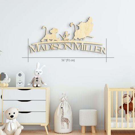 Lion King Nursery Lion King Name Birthday Disney Baby Boy | Etsy Australia Lion King Nursery Theme, The Lion King Nursery, Lion King Nursery Boy, Disney Boy Nursery, Lion King Baby Nursery, Lion King Nursery Ideas, Lion King Room, Magical Kids Room, King Name