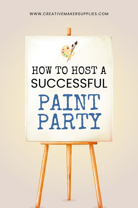 Planning a paint party? 🎨 Discover the must-have supplies and expert tips for hosting a successful event! From choosing the right paints and brushes to creating a fun atmosphere, our guide covers everything you need to make your paint party unforgettable. Whether you’re hosting a casual get-together or a larger celebration, these tips will help you pull it off with ease! 🖌️✨ Paint Party Set Up, Paint Party Ideas For Adults Canvases, At Home Paint And Sip Party, Painting Party Ideas For Adults, Paint Party Ideas For Adults, Paint Birthday Party, Host Tips, Unique Treats, Diy Paint Party