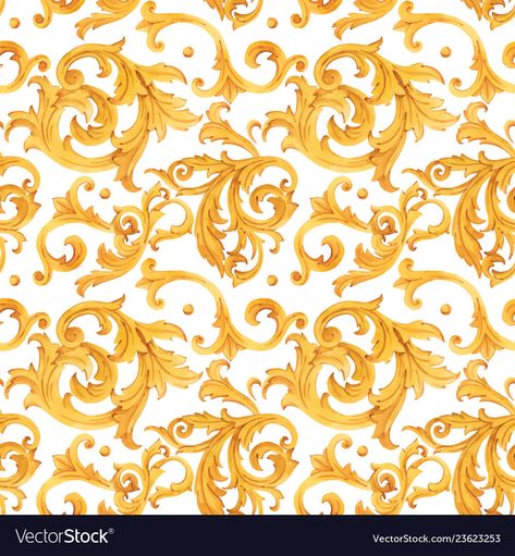 Baroque Pattern Vector, Versace Streetwear, Rococo Ornament, Versace Pattern, Wondershare Filmora, Rich Luxury, Baroque Print, Baroque Pattern, Baroque Design