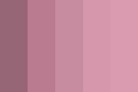 Mauve mood color palette created by princefinn that consists #996675,#b87b8d,#c58c9d,#d696a9,#d89aac colors. Mauve Pallete Color, Mauve Pantone, Mauve Tones Colour Palettes, Pantone Mauve Colour Palettes, Mauve Texture, Mauve Pink, Mood Colors, Baby Pink Aesthetic, Color Vibe