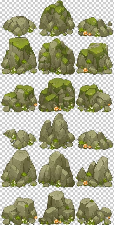 Rock Collage, Collage Illustrations, Concept Art Tutorial, 2d Game Art, Game Concept Art, Collage Illustration, Poses References, Digital Painting Tutorials, Fantasy Art Landscapes