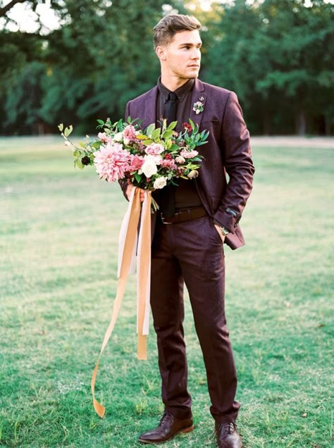 White Sparrow Barn, White Sparrow, Groom's Suit, Grooms And Groomsmen, Weddings Idea, Mens Wedding Attire, Groom Wedding Attire, Trendy Bride, Bridal Party Attire