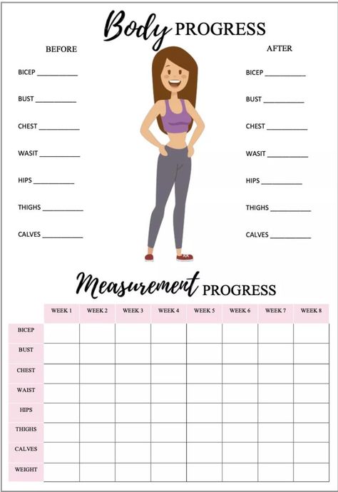 Planning Sport, Body Progress, Training Journal, Fitness Tracker Printable, Fitness Planner Printable, Workout Log, Health Tracker, Health Planner, Tracker Printable