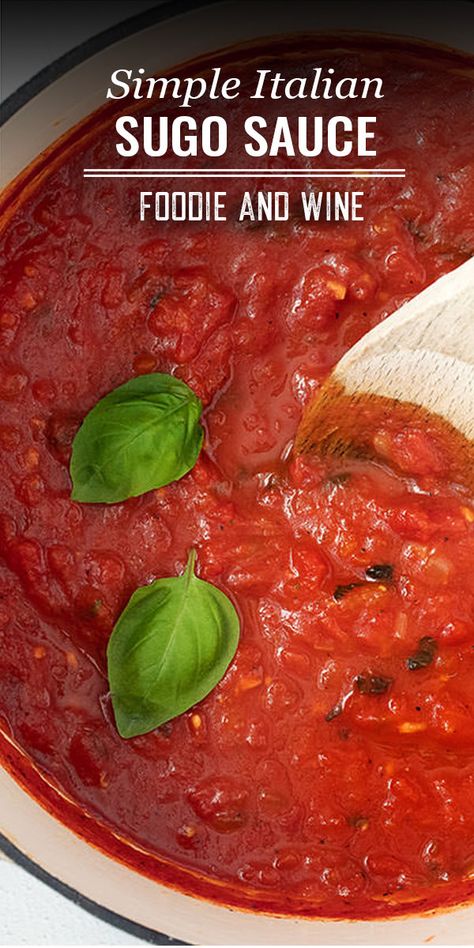 Sugo Sauce Recipe, Authentic Italian Tomato Sauce, Sugo Sauce, Sugo Recipe, Italian Sauce Recipes, Easy Italian Pasta, Pizza Pasta Recipe, Italian Dinners, Italian Meat Sauce