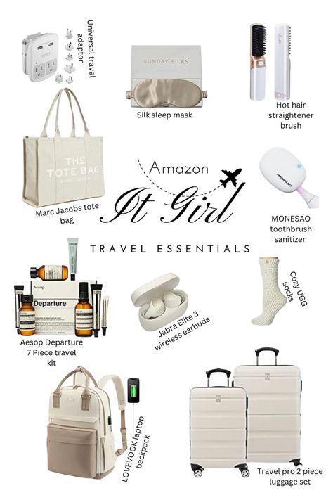 Travel Bag Essentials, Amazon Travel, Travel Finds, Travel Must Haves, Travel Essentials For Women, Travel Checklist, Packing Tips For Travel, Travel Kits, Travel Items