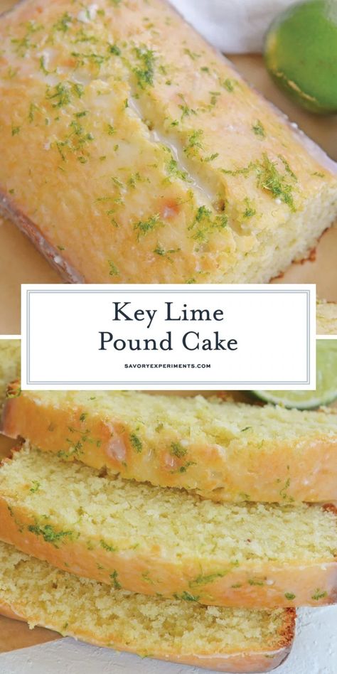 Key Lime Recipes, Key Lime Pound Cake, Lime Pound Cake, Key Lime Desserts, Key Limes, Lime Desserts, Desserts Healthy, Lime Cake, Lime Recipes