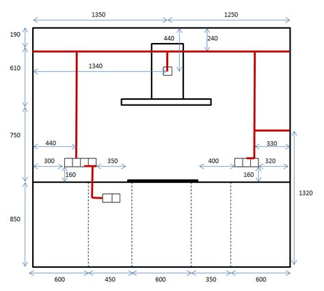 Electrical Sockets Ideas, Hidden Sockets Plugs Kitchen, Kitchen Electrical Layout, Kitchen Electrical Outlets, Kitchen Plugs, Kitchen Outlet, Plumbing Layout, Kitchen Plumbing, Home Electrical Wiring