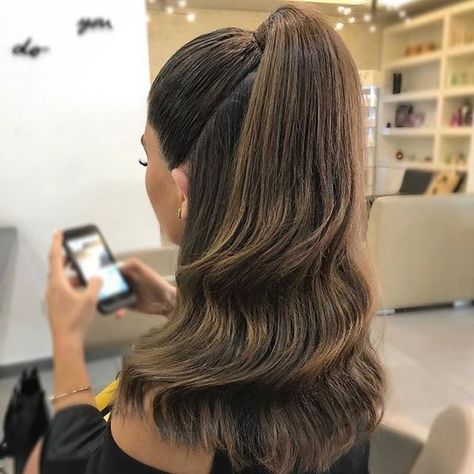 Half Down Ponytail, Half Up Half Down Ponytail, Down Ponytail, Tail Hairstyle, Perfect Ponytail, Elegant Ponytail, Pageant Hair, Half Ponytail, Guest Hair