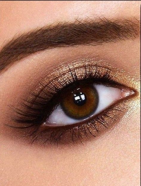 Bronze Eye Makeup, Eye Shadow Brush, Eye Makeup Looks, Gold Makeup, Celebrity Couples, Eye Shadow, Eye Makeup, Makeup, Gold