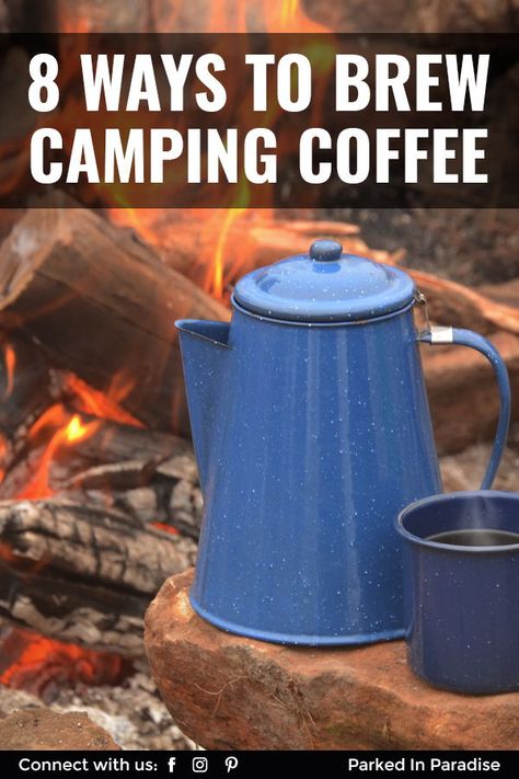 Best Homemade Coffee, Diy Van Life, Renovation Hacks, Camping Coffee Maker, Portable Espresso Maker, Campfire Coffee, Ways To Make Coffee, Cowboy Coffee, Camping Breakfast