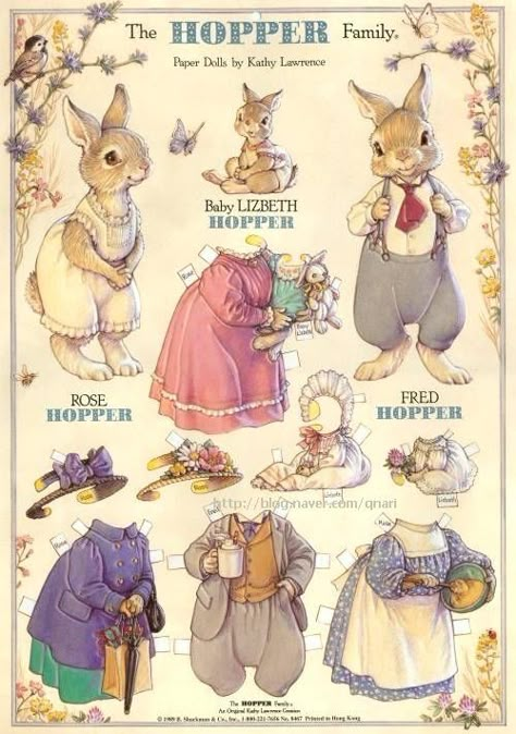 Animal Paper Dolls, Beatrix Potter Illustrations, Dolls Printable, 동화 삽화, 강아지 그림, Paper Dolls Printable, Paper Animals, Vintage Paper Dolls, Paper Toys