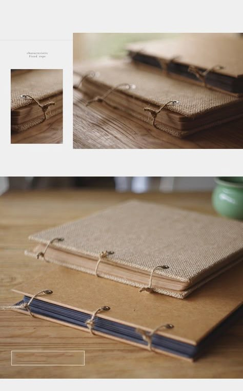 Handmade Photo Albums Diy, Handmade Albums Ideas, Minimalist Scrapbook, Handmade Photo Book, Diy Book Cover, Diy Album Photo, Diy Albums, Handmade Photo Album, Diy Photo Album