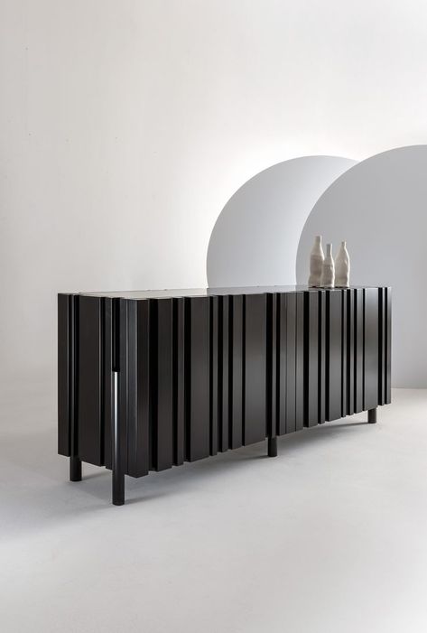 laurameroni luxury customizable furniture made in italy Wood Decorations, Low Sideboard, Luxury Italian Furniture, Modern Buffet, Luxury Furniture Design, Sideboard Designs, Lacquered Wood, Modern Sideboard, Luxury Homes Interior