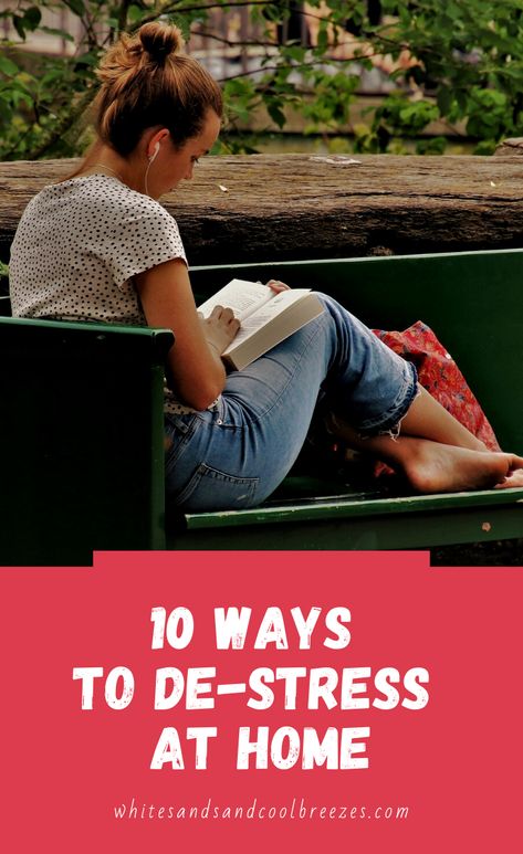 Are you looking for ways to de-stress at home? Check out these 10 helpful tips to get you through! #destress #selfcare Mental Health Inspiration, Bloggers To Follow, Health Inspiration, Breathing Exercises, Family Health, Health Exercise, Life Inspiration, Health And Wellbeing, Go Outside