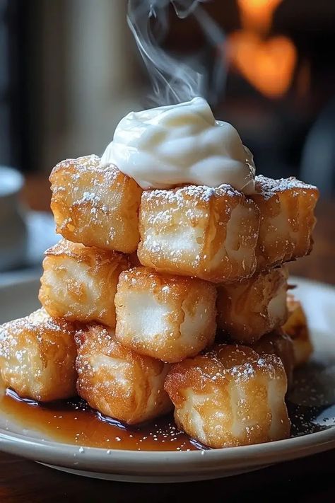 Deep Fried Marshmallows - MmmRecipes : Easy and Delicious Recipes Food Recipes Easy Quick Snacks, Food Recipes Easy Quick, Easy Quick Snacks, Snacks Videos, Fried Dessert, Recipes Easy Quick, Food Recipes Easy, Fair Food Recipes, Quick Snacks