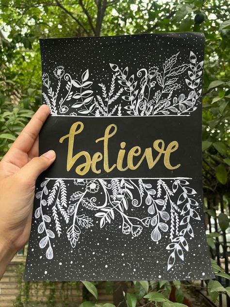 Black Cover Page For Project, Front Cover Design Sketchbook, Boarder Designs Aesthetic, Diy Brochures, Animal Zentangle, Diary Cover Design, Black Sketchbook, Cover Page For Project, File Decoration