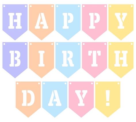 Happy Birthday Lettering Printable, How To Make A Birthday Banner, Happy Birthday Letters Printable Free, Printable Happy Birthday Banner Letters, Happy Birthday Alphabet Letters, Happy Birthday Sign Printable, Free Printable Birthday Banner, Happy Birthday Banner Printable Free, Letter Happy Birthday